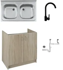 polska-szafka-dab-50x80-zlewozmywak-syfon-bateria-czarna