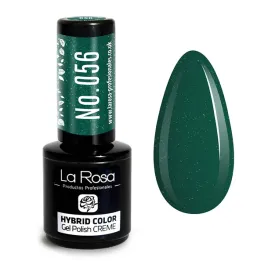 la-rosa-lakier-hybrydowy-creme-no-056-emerald-with-gloss