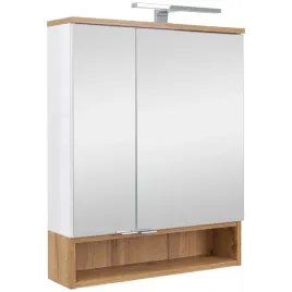 szafka-z-lustrem-nelle-biala-polysk-dab-wotan-szer-60-cm-wys-76-cm