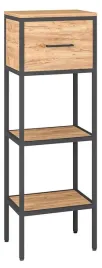 polslupek-z-szuflada-i-polkami-astor-modus-40-cm-czarny-dab-country