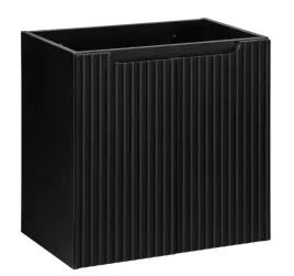 czarna-szafka-pod-umywalke-50cm-nowoczesna-ryflowana-matowa-2-drzwiowa-nova
