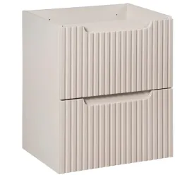 nowoczesna-szafka-pod-umywalke-50-cm-wiszaca-z-szufladami-ryflowana-bezowa