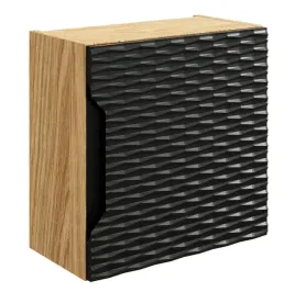 nowoczesna-szafka-lazienkowa-gorna-wiszaca-kwadratowa-czarna-drewniana