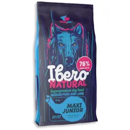 ibero-natural-dog-maxi-junior-12-kg-sucha-karma-dla-szczeniaka-duzej-rasy