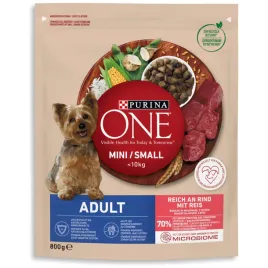 karma-dla-psow-malych-ras-wolowina-i-ryz-purina-one-mini-small-adult-800g
