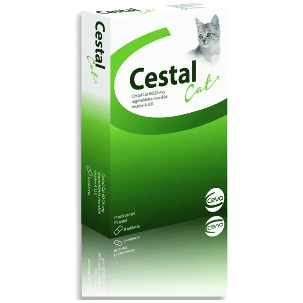 Tabletki Na Odrobaczanie Dla Kotów CEVA CESTAL CAT 8 sztuk BEZPIECZNE