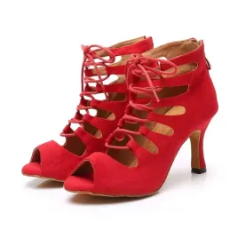 buty-do-tanca-taneczne-sznurowane-czerwone-85cm-36