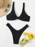 czarny-komplet-bikini-shein-s-stan-nowy