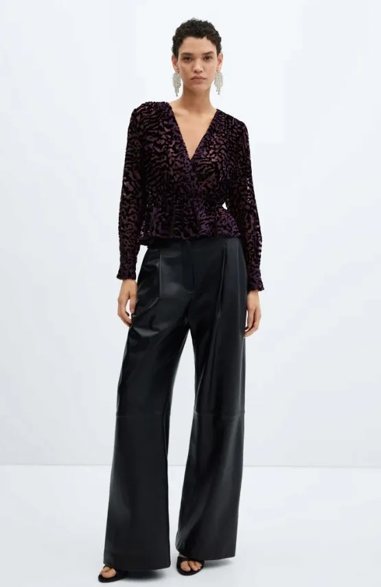 fioletowo-czarna-bluzka-mango-s-stan-nowy