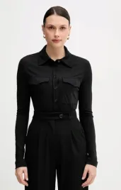 czarna-koszula-regular-sisley-xs