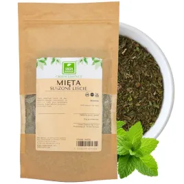 Zdjęcie produktu MIĘTA SUSZONA liście całe do herbaty i naparów ziołowych 100 g