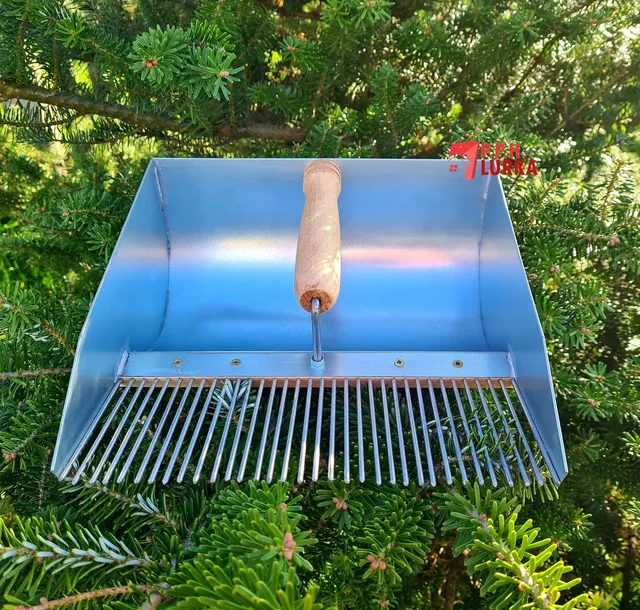 ZBIERACZKA DO JAGÓD MASZYNKA METALOWA MOCNA 21 CM