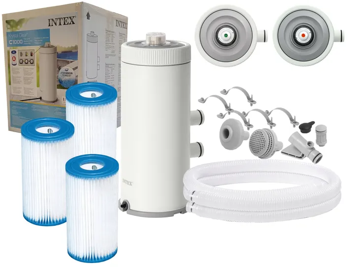 INTEX 26638 Pompa Filtrująca 3785 l/h 3x Filtry Basen kompletna nowy model