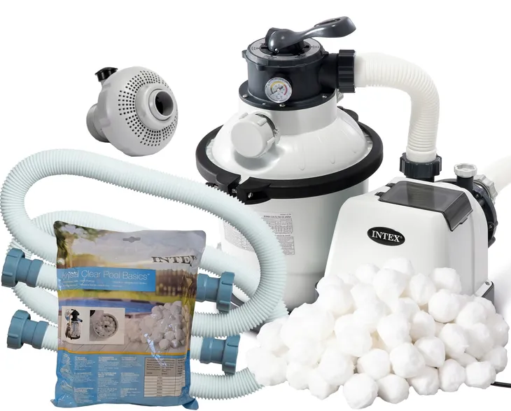 INTEX 26644 POMPA PIASKOWA 5700l/h + KULKI FILTRACYJNE 500g