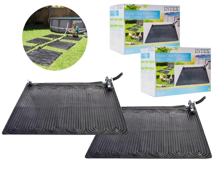 Intex 28685 Panel solarny 2szt Mata solarna do Basenu Podgrzewacz Panele