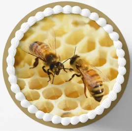 oplatek-waflowy-pszczoly-pszczelarz-pasieka-ul-miodek-miod-pszczol-20cm