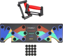 porecze-podporki-uchwyty-deska-do-pompek-czerwone-hms-pu10-wielofunkcyjna