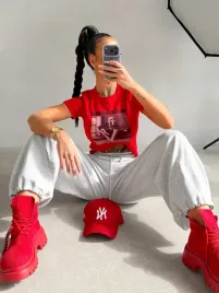 t-shirt-damski-olavoga-idcare-czerwony-m