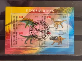 znaczki-zwierzeta-wymarle-dinozaury-cote-d-ivoire-kasowany-x2