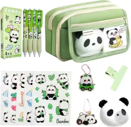 piornik-dla-chlopcow-i-dziewczynek-2-zielone-pandy-na-olowki-piornik-pandy