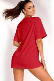 koszulka-damska-t-shirt-oversize-bawelna-luzna-krotka-sukienka-mini-l