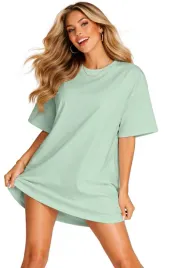 koszulka-damska-oversize-t-shirt-bawelna-luzna-krotka-sukienka-mini-s