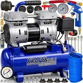 kompresor-bezolejowy-sprezarka-separator-9l-cichy-pistolet-waz-zestaw
