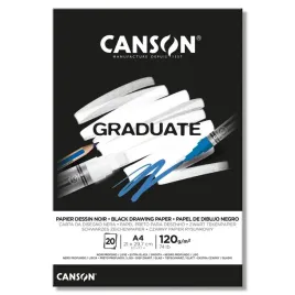 blok-rysunkowy-a4-120g-20k-graduate-czarny-canson
