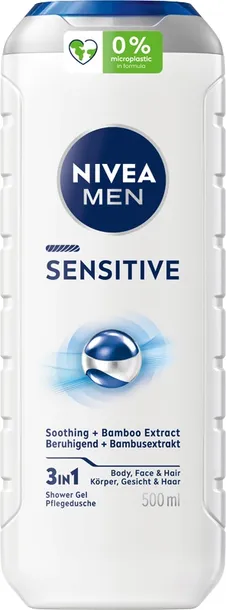 NIVEA MEN SENSITIVE Łagodzący Żel pod prysznic dla mężczyzn 500 ml