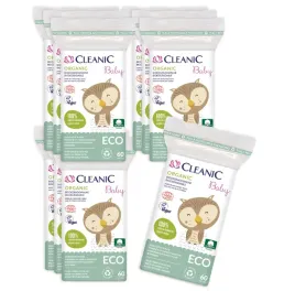 cleanic-baby-eco-organic-platki-bawelniane-dla-niemowlat-i-dzieci-60szt-x10