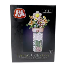 elefun-fantasy-collection-kwiatowy-bukiet-z-rozowym-wazonikiem-klocki-911el