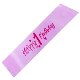 szarfa-urodzinowa-happy-1-birthday-rozowy-godan-40-cm