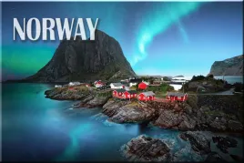 norwegia-fiord-zorza-krajobraz-magnes-na-lodowke