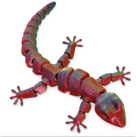 ruchomy-gekon-figurka-drukowana-pla-elastyczna-dekoracyjna-kolor-mix