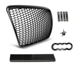 grill-atrapa-audi-a6-c6-rs-look-black-polysk