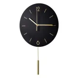 platinet-wall-clock-zegar-scienny-lark-black-30cm-45960-te-stan-nowy