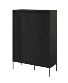 komoda-trend-tr3c-szerokosc-98-cm-4d-z-oswietleniem-czarna-frezowanie-pro
