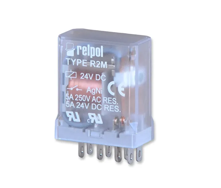 RELPOL 617171 PRZEKAŹNIK 2P 24V DC R2M-2012-23-1024 24VDC