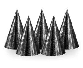 czapeczki-czarne-holograficzne-na-urodziny-5szt