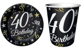 zestaw-czarny-40-urodziny-talerzyki-kubeczki-12szt