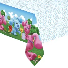 obrus-papierowy-blues-clues-sladem-blue-amscan-180x120-cm