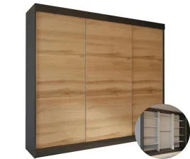 szafa-veloria-205-220-cm-3d-czarna-dab-wotan-do-sypialni-na-wymiar