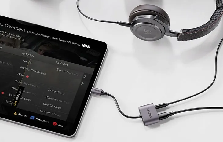 adapter-audio-ugreen-cm231-usb-c-do-mini-jack-3-5mm-szary-stan-nowy