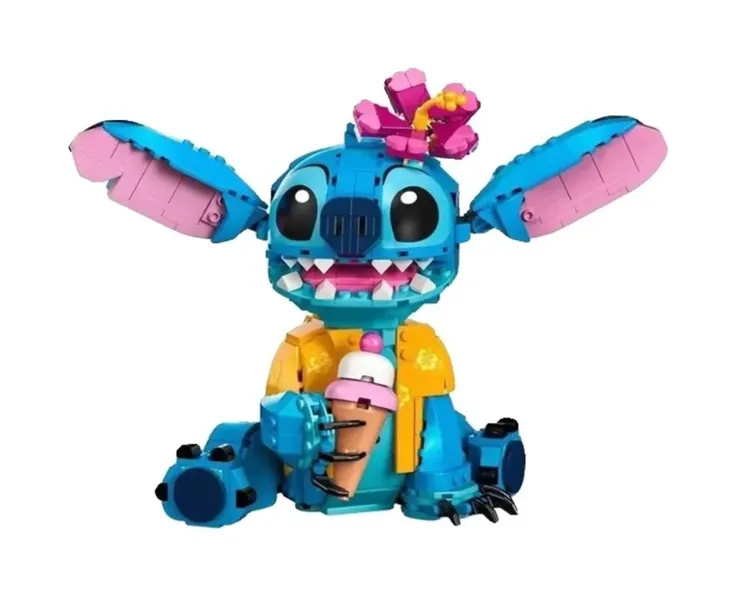 Klocki Stitch 744 el | Duża Figurka Stich Model Kolekcja Prezent Dzieci!