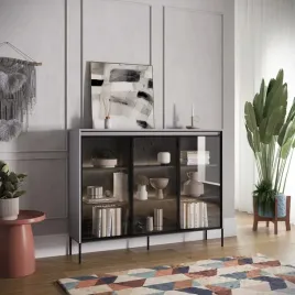 witryna-trend-tr8sc-szerokosc-150-cm-3w-z-oswietleniem-szary-czarny