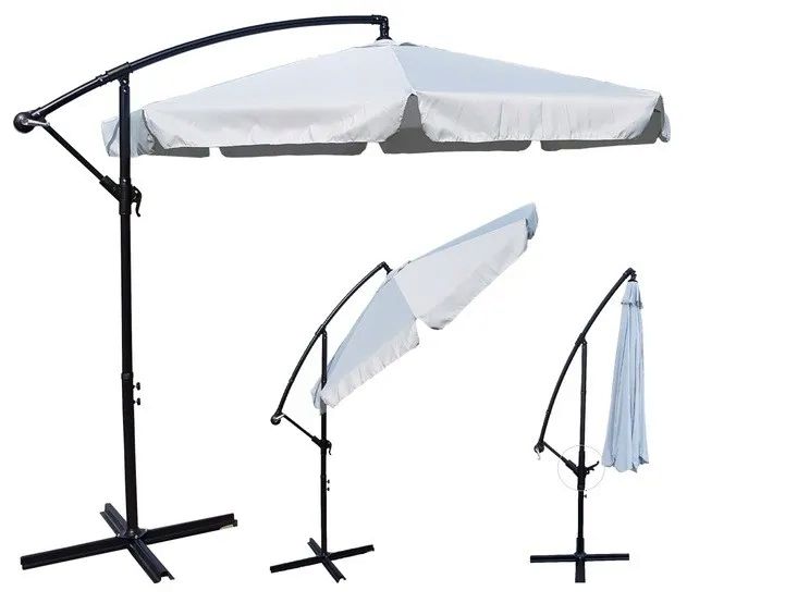 Parasol Ogrodowy Składany Duży 350cm Mocny XXL