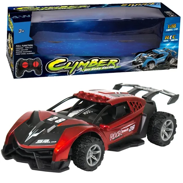 auto-na-sterowanie-czerwone-bohater-brak