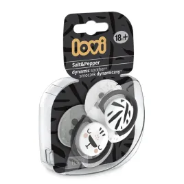 lovi-smoczek-saltandpepper-18m-2szt
