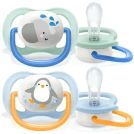 avent-smoczki-ultra-air-slon-pingwin-0-6m-boy-2szt