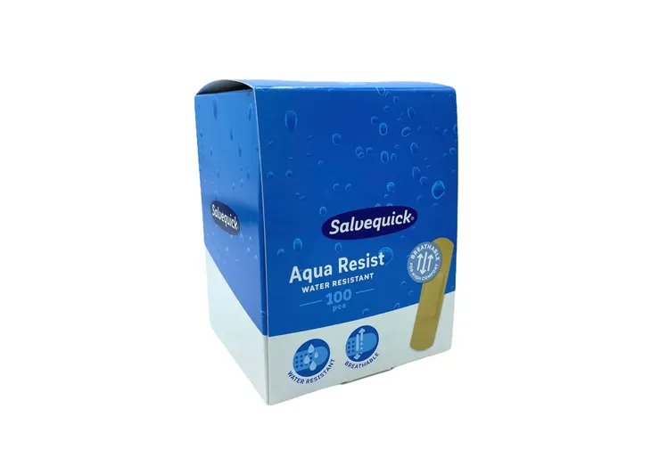 Salvequick Aqua Resist Plastry Wodoodporne 100 szt